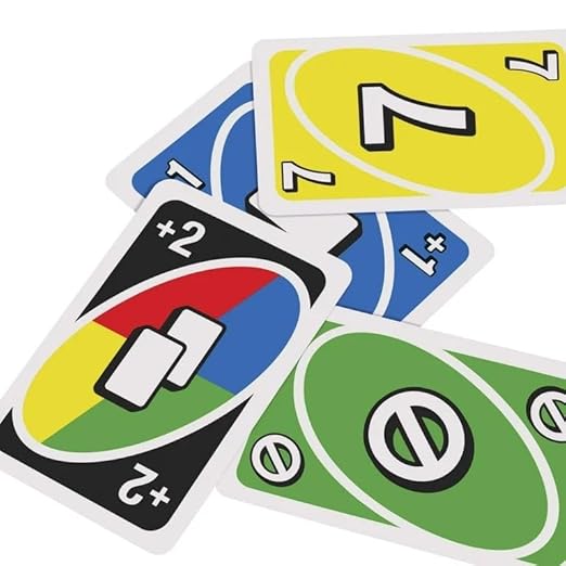 UNO Wild Shuffle Card Game With 3 Custom Rule Cards