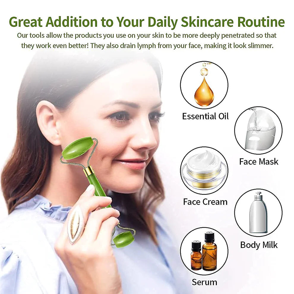 Face Sculpting & Glow-Boosting Massage Tools Facial Set