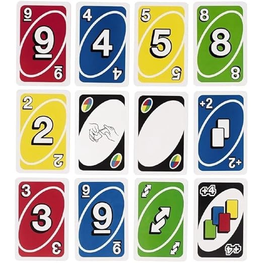UNO Wild Shuffle Card Game With 3 Custom Rule Cards