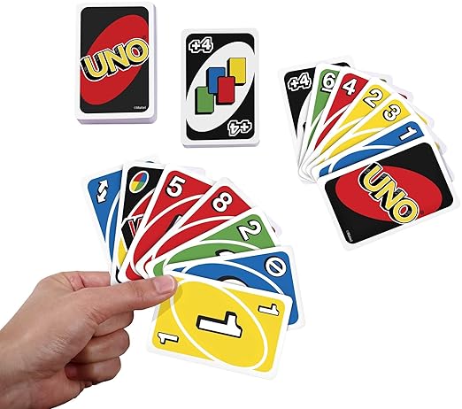 UNO Wild Shuffle Card Game With 3 Custom Rule Cards