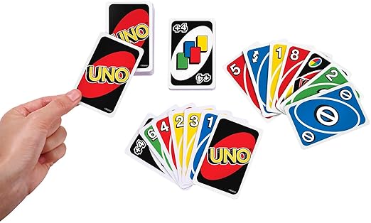 UNO Wild Shuffle Card Game With 3 Custom Rule Cards
