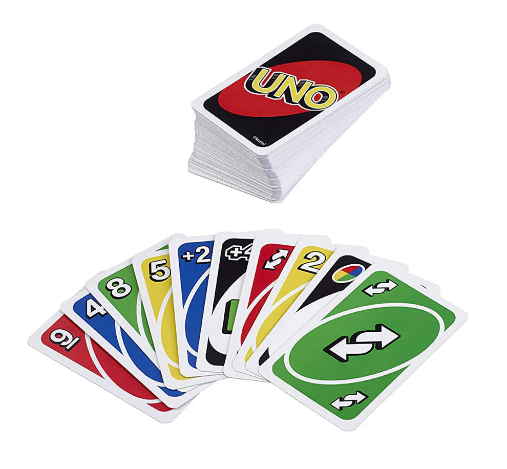 UNO Wild Shuffle Card Game With 3 Custom Rule Cards