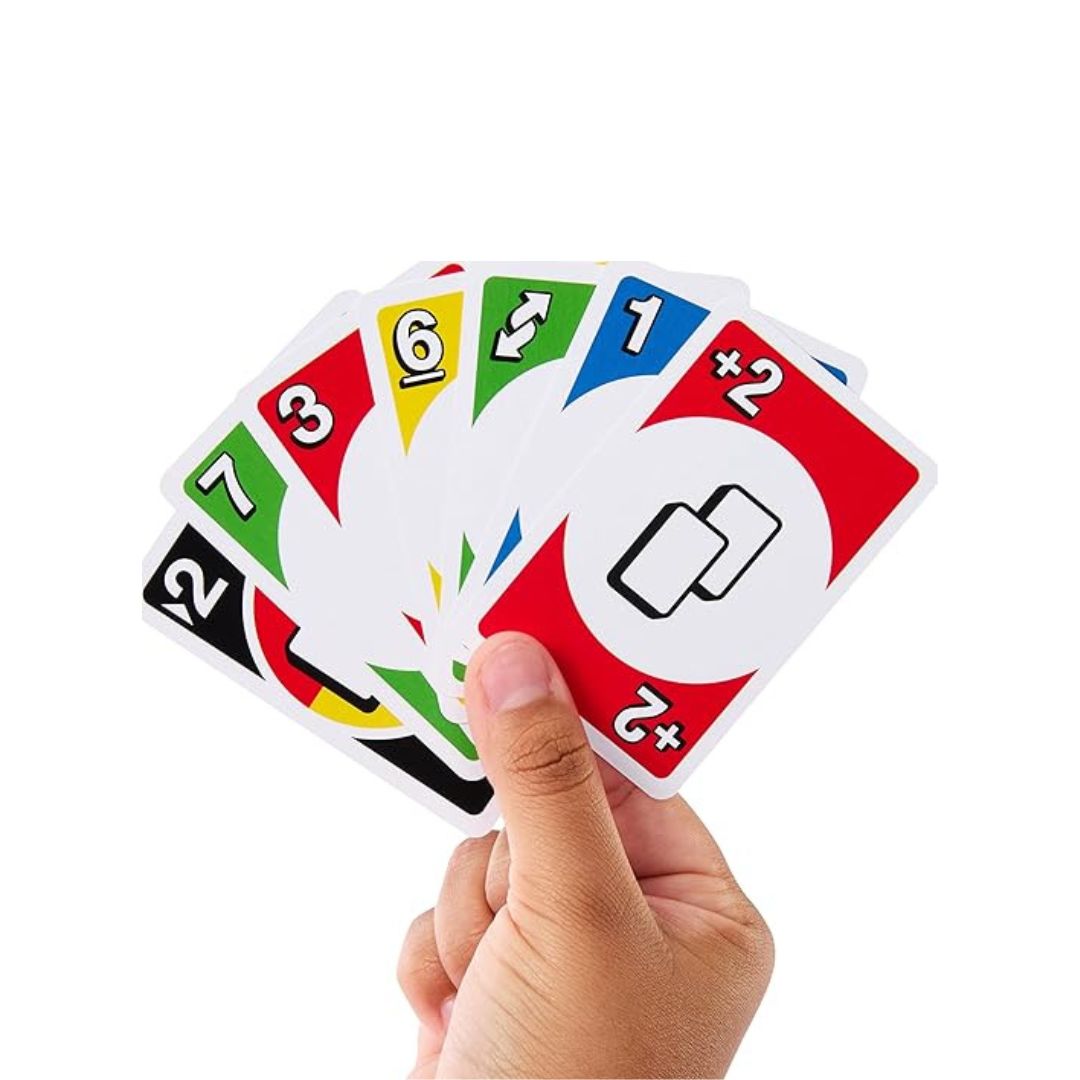 UNO Wild Shuffle Card Game With 3 Custom Rule Cards