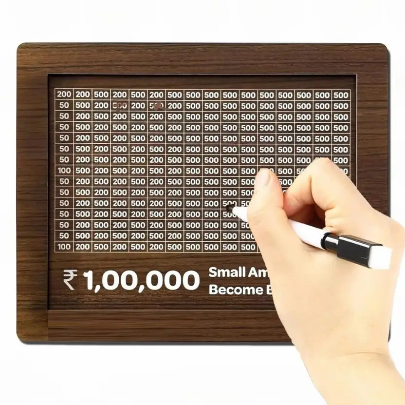 Premium Wooden Money Piggy Bank Saving Box Gullak